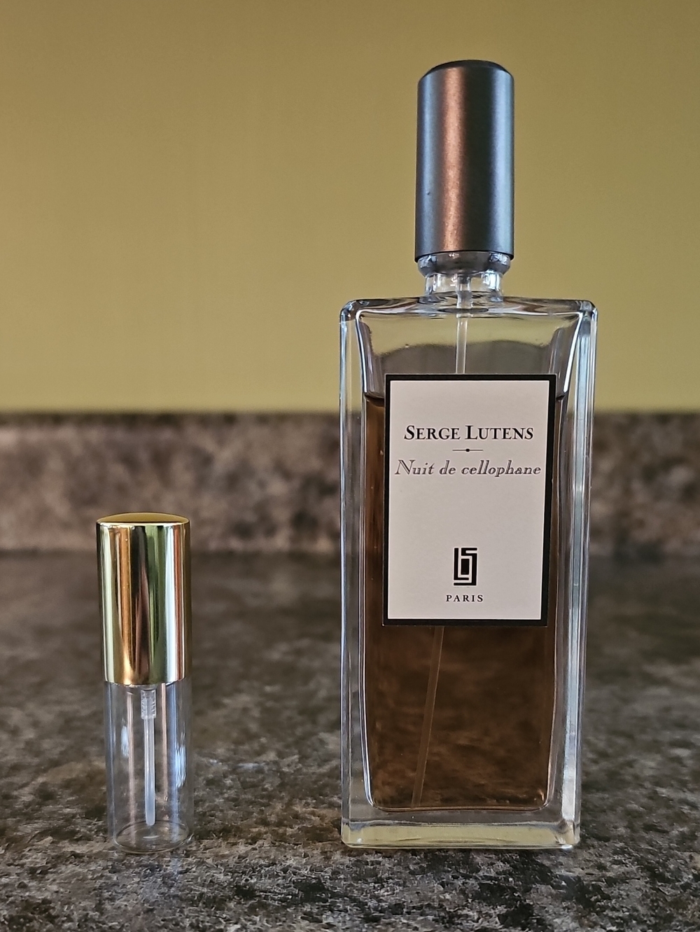 5 ML Sample NUIT DE CELLOPHANE by Serge Lutens Perfume EDP Vintage Original
